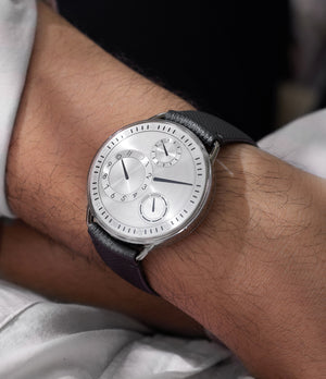 Ressence Type 1S | Dial | On-wrist | Grade 5 Titanium | A Collected Man London