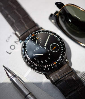 Type 3B Ressence oil-filled dial rare sports watch for sale online at A Collected Man London UK specialist of independent watchmakers