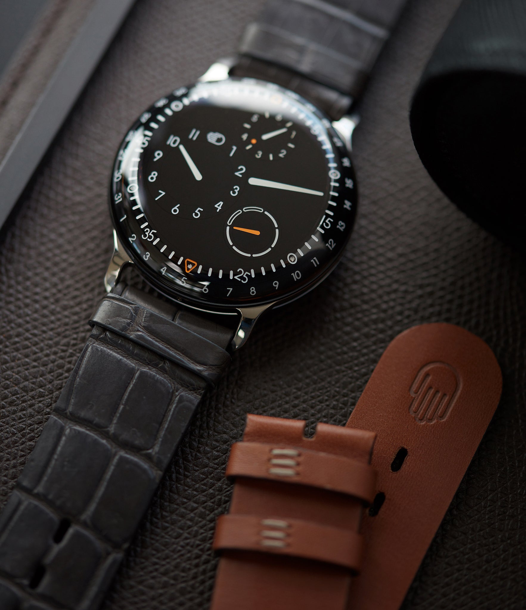 shop Ressence Type 3B oil-filled dial rare sports watch for sale online at A Collected Man London UK specialist of independent watchmakers
