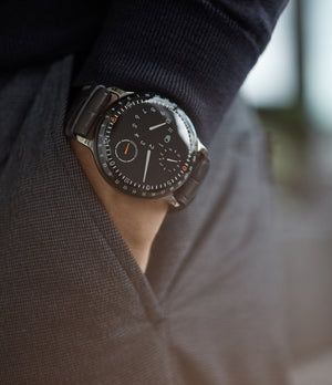 men's wristwatch Ressence Type 3B oil-filled dial rare sports watch for sale online at A Collected Man London UK specialist of independent watchmakers