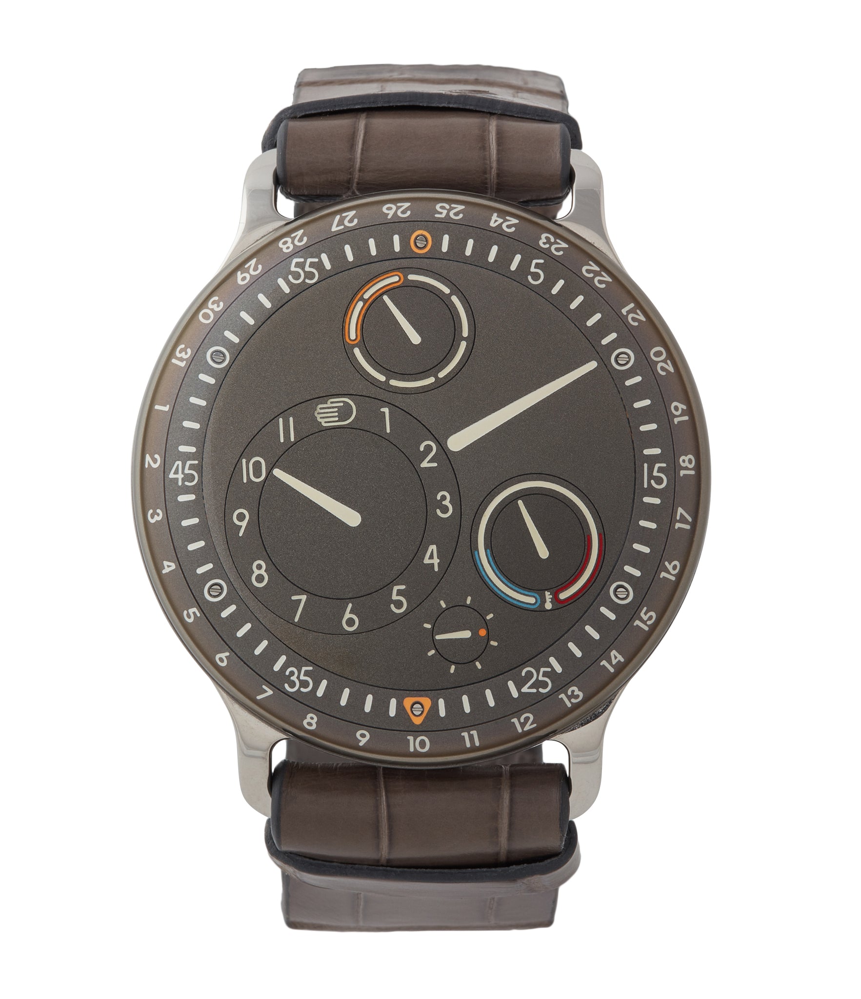 Buy Ressence Type 3S oil-filled grey dial watch for sale online at A Collected Man London specialist of independent watchmakers