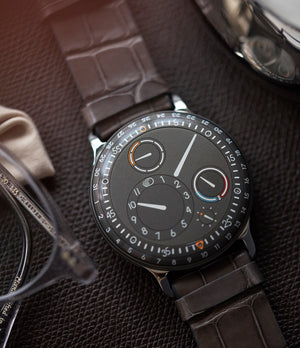 rare Ressence Type 3S oil-filled grey dial watch for sale online at A Collected Man London specialist of independent watchmakers