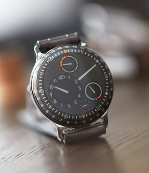 for sale Ressence Type 3S oil-filled grey dial watch buy online at A Collected Man London specialist of independent watchmakers