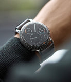 men's wristwatch Ressence Type 3S oil-filled grey dial watch for sale online at A Collected Man London specialist of independent watchmakers