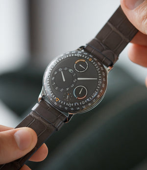 selling Ressence Type 3S oil-filled grey dial watch for sale online at A Collected Man London specialist of independent watchmakers