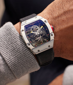 Richard Mille RM27-02 | Carbon TPT Skeletonised dial, tourbillon | A Collected Man