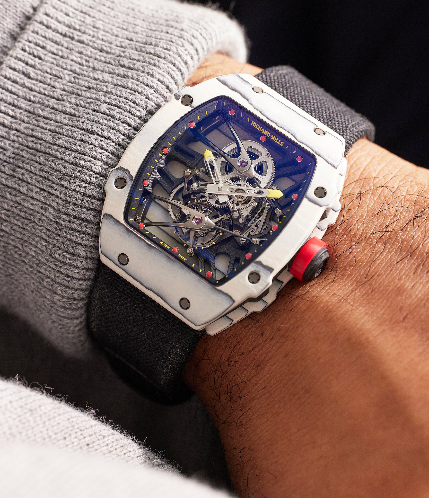 Richard Mille RM27-02 | Carbon TPT Skeletonised dial, tourbillon | On-wrist | A Collected Man