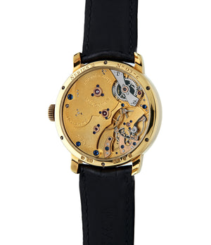 Buy Roger W. Smith's first Series 2 watch online in yellow gold with hand-made manual-winding movement from independent watchmaker at WATCH XCHANGE London