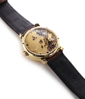 co-axial movement in buy Roger W. Smith Series 2 watch independent British watchmaker yellow gold hand-made watch for sale online WATCH XCHANGE London