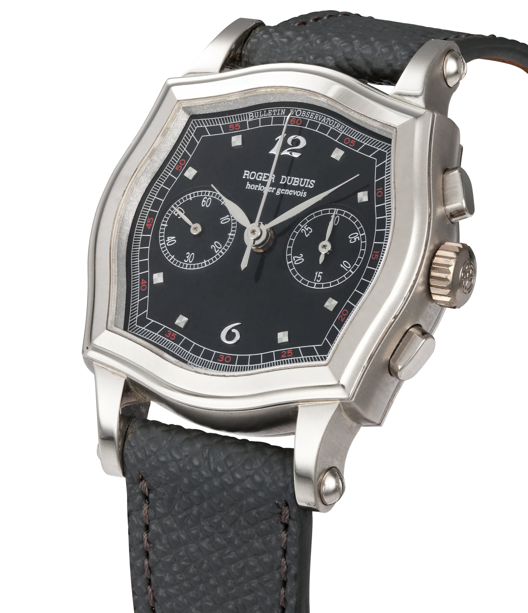 Roger Dubuis Sympathie Chronograph S34 560 | Black Dial | White Gold | Buy at A Collected Man | Available Worldwide