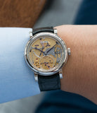 luxury dress watch by independent watchmaker Series II Roger Smith Open Dial white gold new watch for sale online at A Collected Man London specialist approved seller of independent watchmakers UK