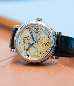 buy gentlemen luxury dress watch Series II Roger Smith Open Dial white gold new watch for sale online at A Collected Man London specialist approved seller of independent watchmakers UK