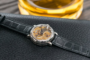 Roger Smith Series 2 Open Dial white gold new watch for sale online at A Collected Man London specialist approved seller of independent watchmakers UK