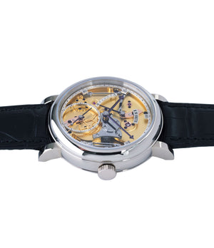 selling rare independent watch Series II Roger Smith Open Dial white gold new watch for sale online at A Collected Man London specialist approved seller of independent watchmakers UK