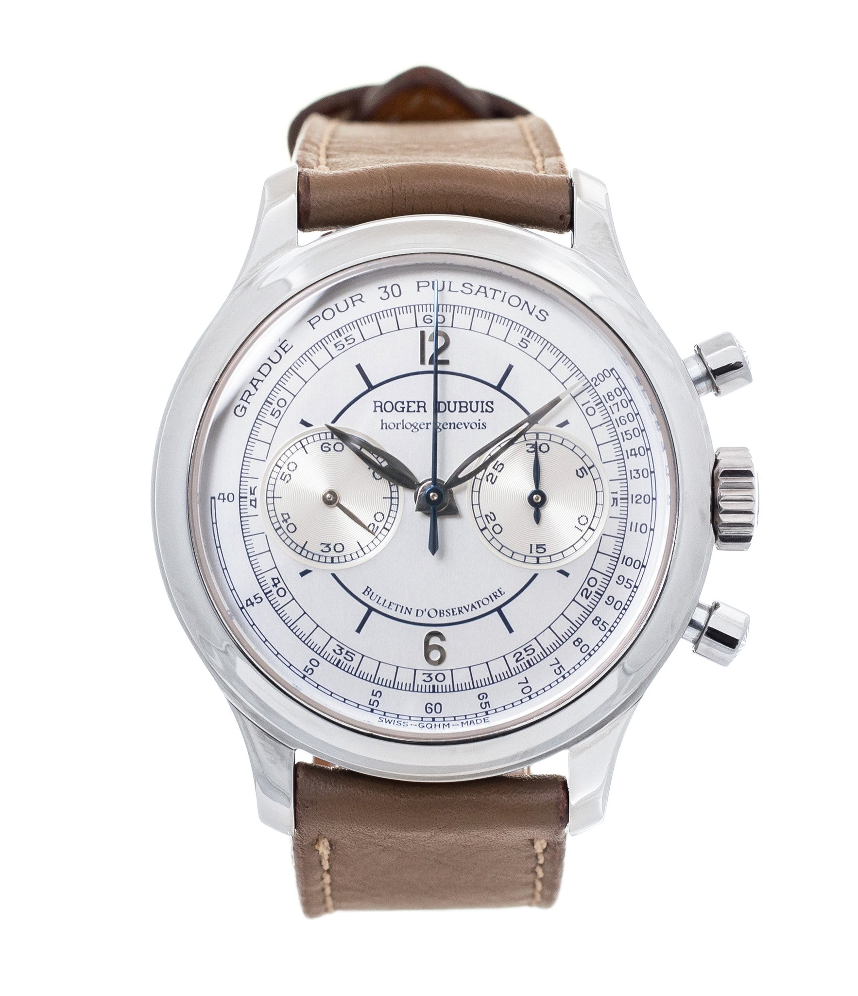 buy Roger Dubuis Hommage Chronograph early rare watch H37 560 online at a Collcted Man