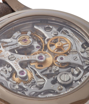 Cal. RD56 Roger Dubuis Hommage Pulsation scale chronograph H37 560 copper dial dress watch for sale online A Collected Man London UK specialist rare watches