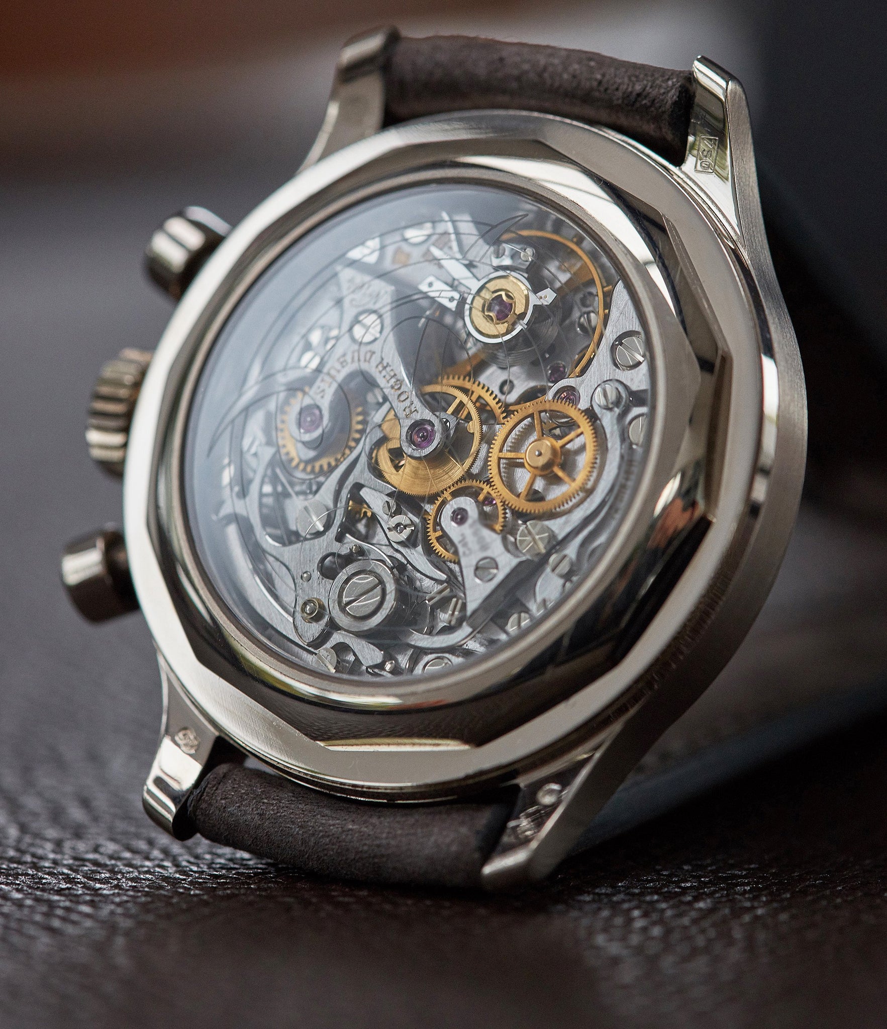 RD56 regulated by Roger Dubuis Hommage Pulsation scale chronograph H37 560 copper dial dress watch for sale online A Collected Man London UK specialist rare watches