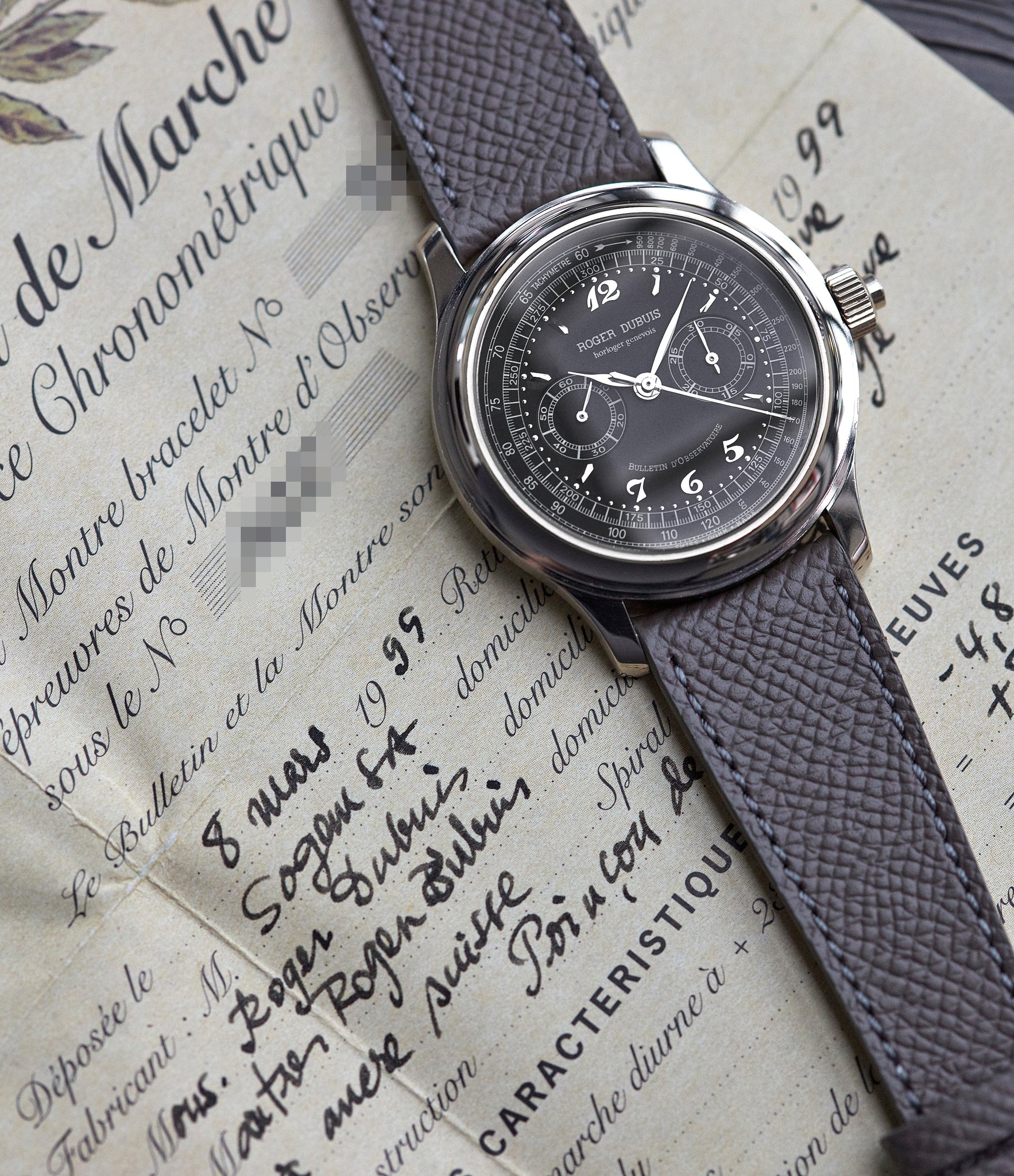 Hommage Monopusher H40 | White Gold