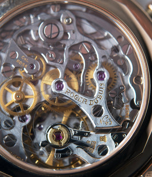 RD56 early movement by Roger Dubuis Hommage ChronographH37 565 rose gold pre-owned watch online at A Collected Man London UK specialist rare watches