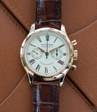 selling early Roger Dubuis Hommage Chronograph H37 565 rose gold pre-owned watch online at A Collected Man London UK specialist rare watches