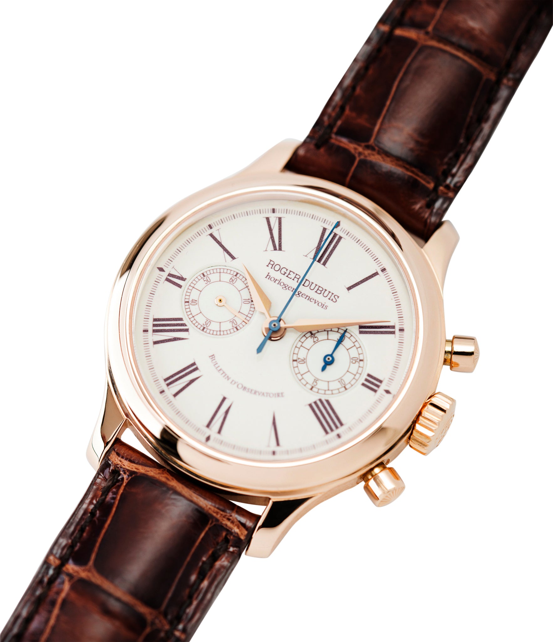 sell Roger Dubuis Hommage Chronograph H37 565 rose gold pre-owned watch online at A Collected Man London UK specialist rare watches