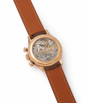 men's rare watch black dial Hommage Chronograph Roger Dubuis Cal. RD56 H37 560 rose gold watch for sale online at A Collected Man London UK specialist of rare watches
