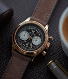 selling early Roger Dubuis Hommage Chronograph H37 560 Cal. RD56 rose gold watch black dial for sale online at A Collected Man London UK specialist of rare watches