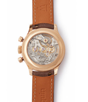 movement black dial Hommage Chronograph Roger Dubuis Cal. RD56 H37 560 rose gold watch for sale online at A Collected Man London UK specialist of rare watches