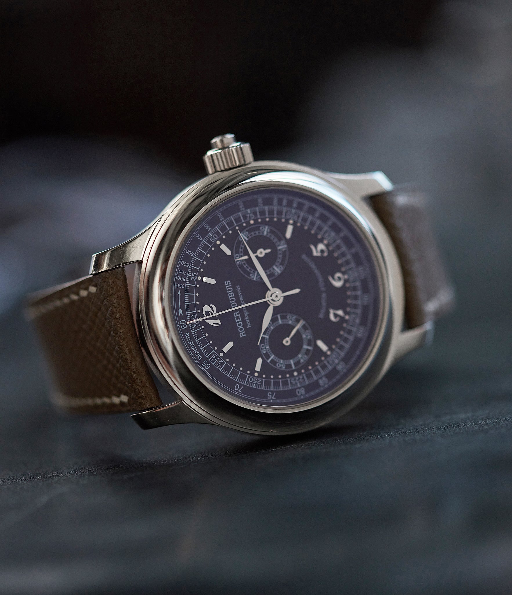 Hommage Chronograph Monopoussoir | White Gold