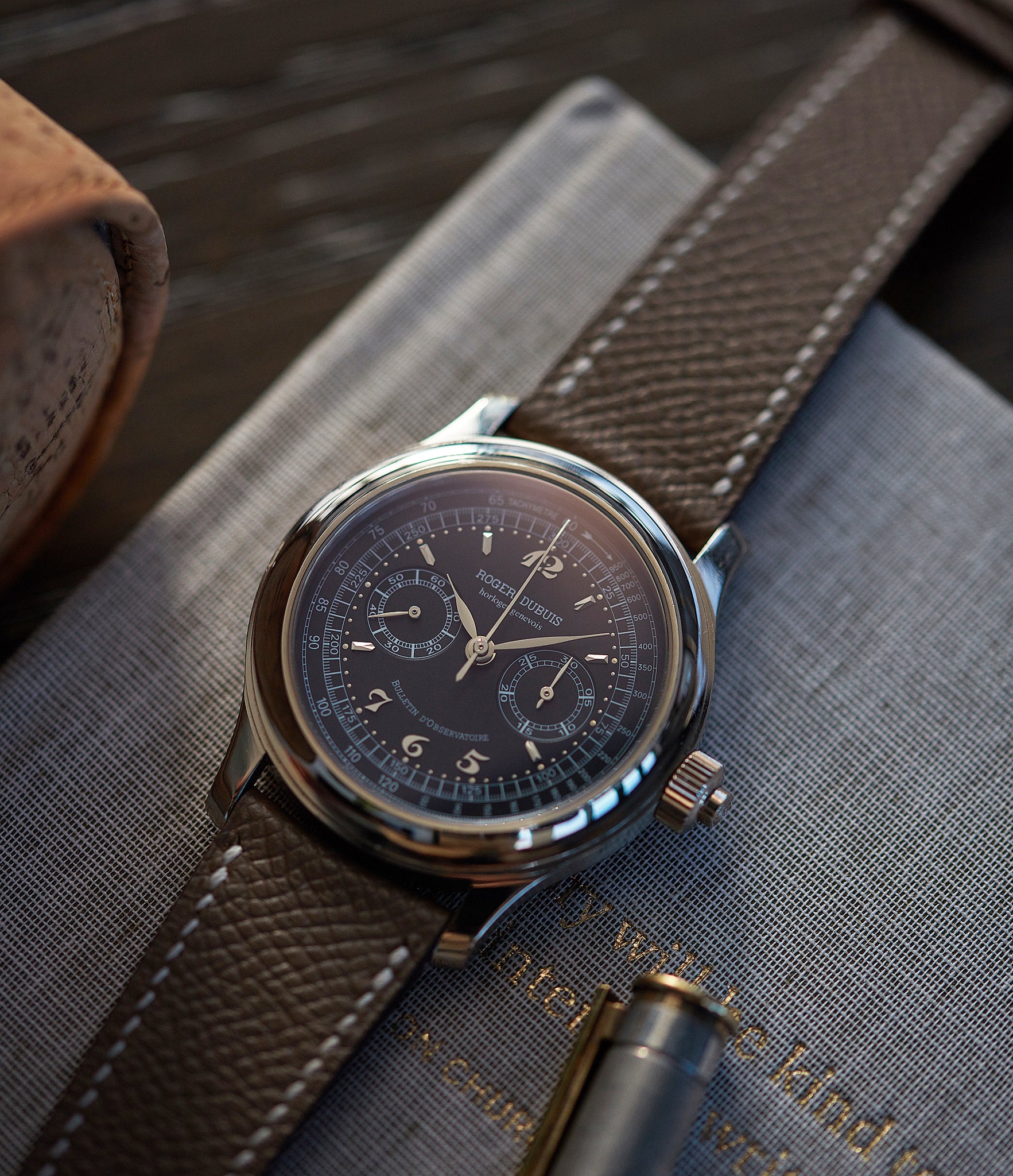 Hommage Chronograph Monopoussoir | White Gold