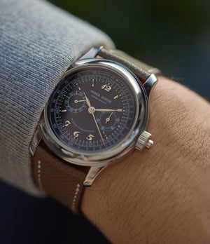 Hommage Chronograph Monopoussoir | White Gold