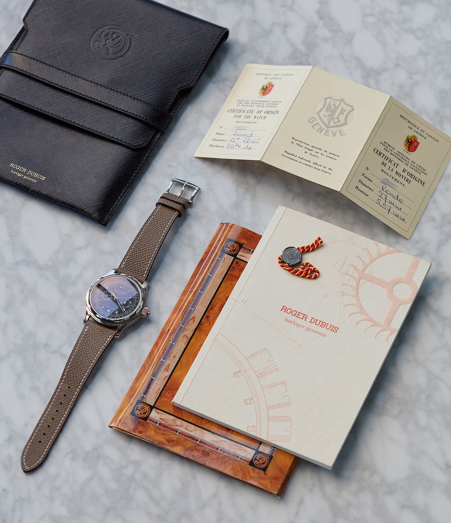 Hommage Chronograph Monopoussoir | White Gold