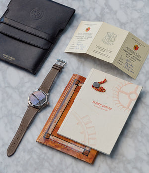 Hommage Chronograph Monopoussoir | White Gold