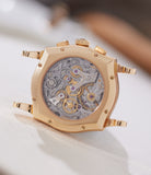 Roger Dubuis Sympathie Chronograph | S34 56 5 | Rose Gold |Sapphire case back | Buy at A Collected Man | Available Worldwide