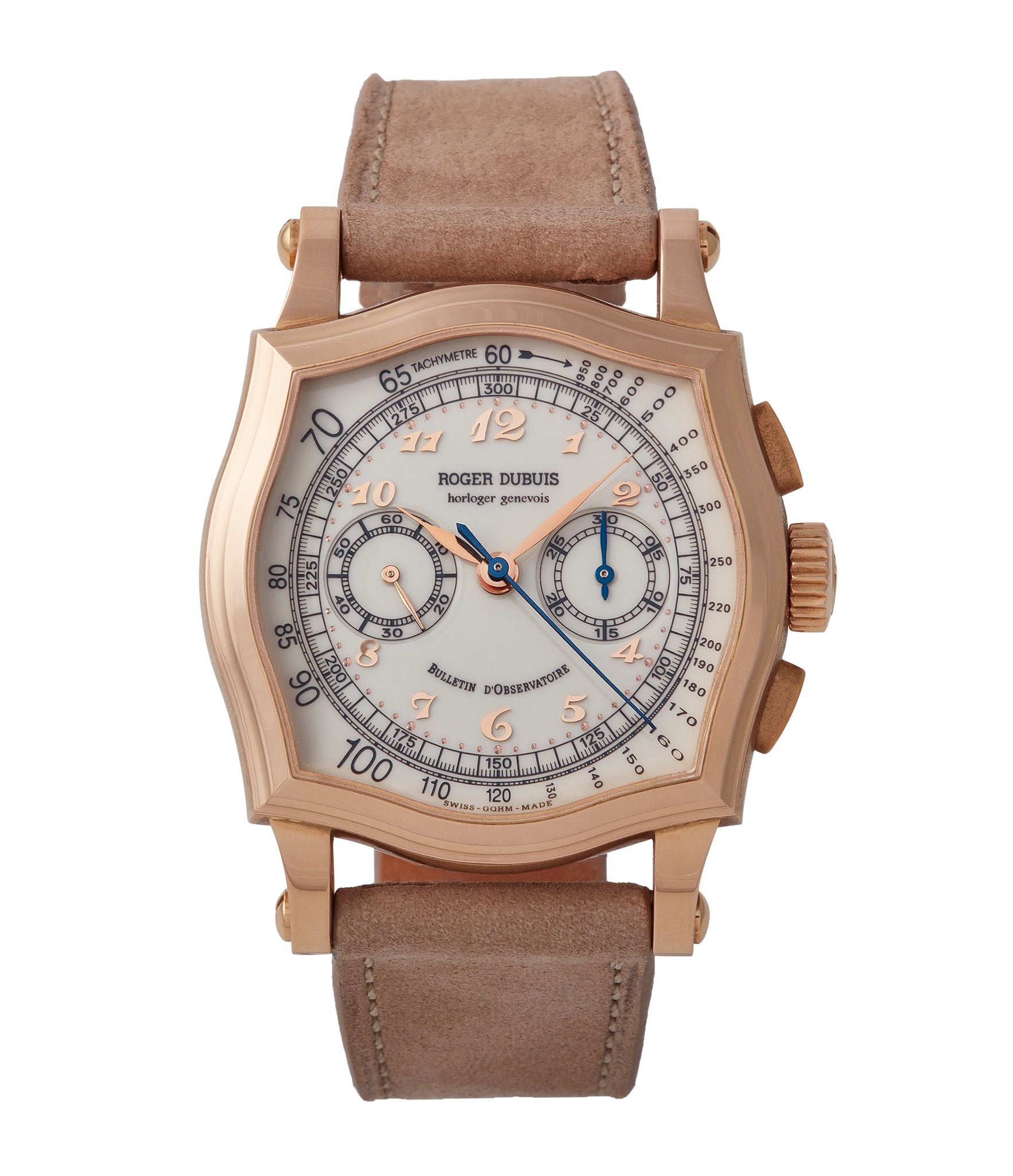 buy Roger Dubuis Sympathie Chronograph S37 56 0 rose gold dress watch for sale online at A Collected Man London UK specialist of independent watchmakers