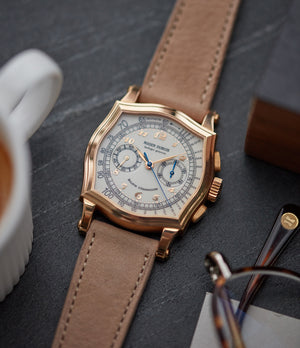 S37 Roger Dubuis Sympathie Chronograph rose gold dress watch for sale online at A Collected Man London UK specialist of independent watchmakers