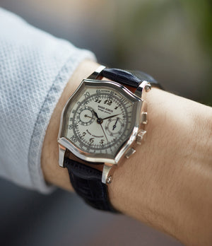 Sympathie Chronograph S37 Roger Dubuis Limited Edition white gold dress watch from independent watchmaker for sale online at A Collected Man London UK specialist of rare watches