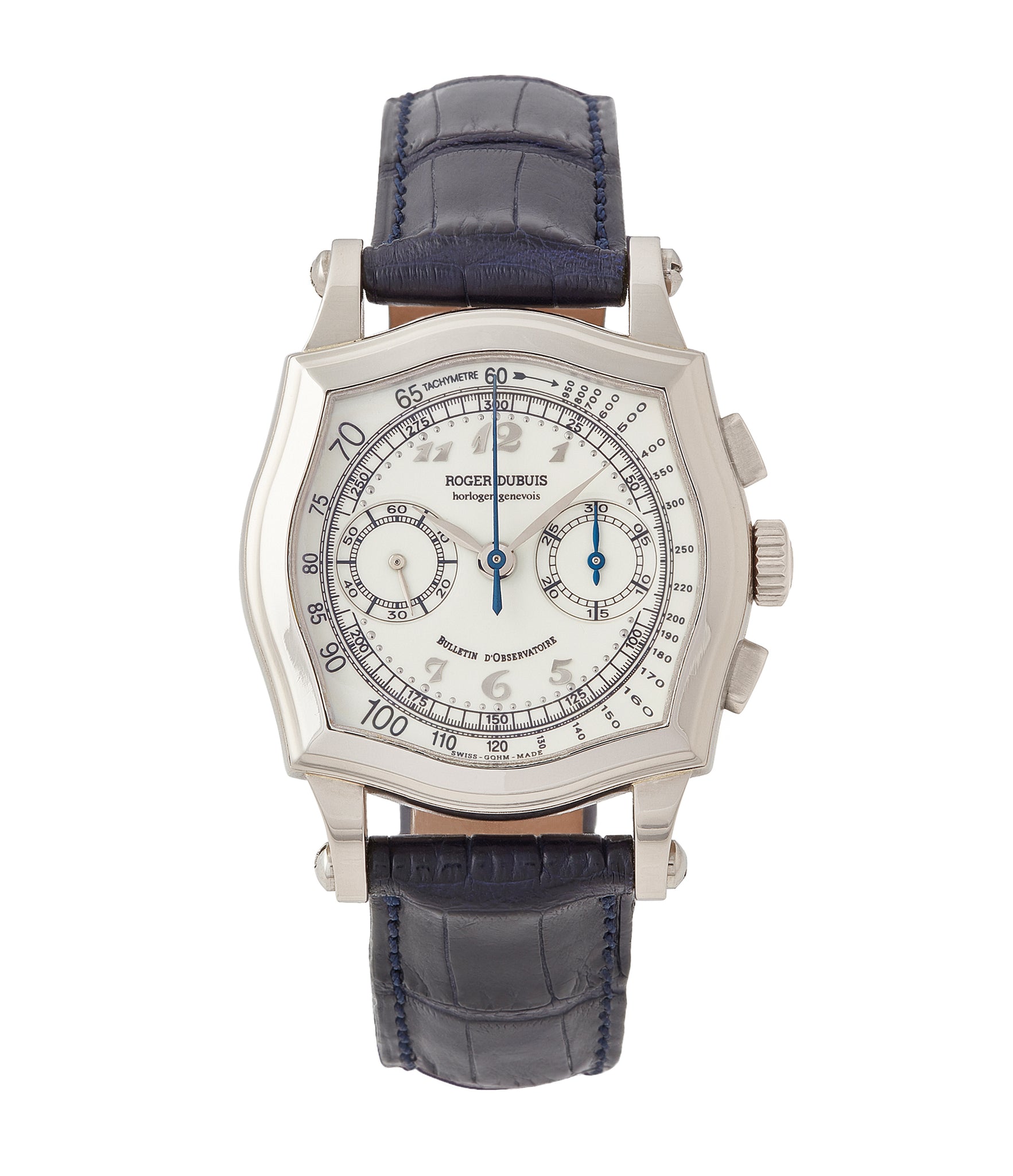 buy Roger Dubuis Sympathie Chronograph S37 Limited Edition white gold dress watch from independent watchmaker for sale online at A Collected Man London UK specialist of rare watches