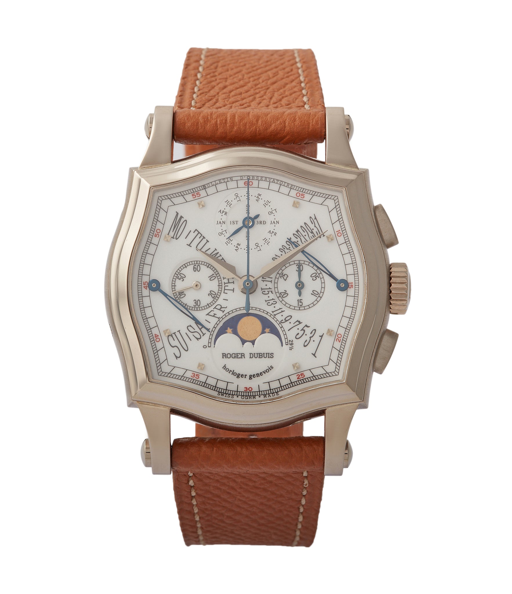 Sympathie Perpetual Calendar Chronograph | Bi-Retrograde | White Gold