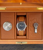 Hommage Chronograph Roger Dubuis Monopoussoir black dial RD56 Chronometer-graded white gold rare watch 