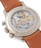 Besancon Observatory chronometer Roger Dubuis Hommage Chronograph white gold dress independent watchmaker