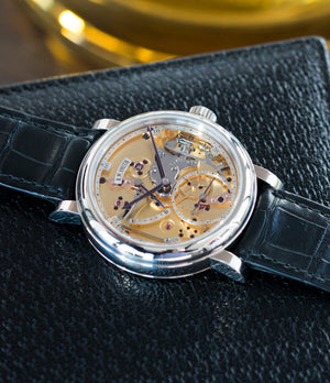 sell Roger W. Smith Series 2 Open Dial white gold rare hand-made dress watch for sale online at A Collected Man London UK specialist of rare independent watches
