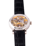 rare Series 2 Open Dial Roger W. Smith white gold rare hand-made dress watch for sale online at A Collected Man London UK specialist of rare independent watches
