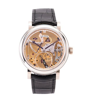 buy Roger W. Smith Series 2 Open Dial white gold rare hand-made dress watch for sale online at A Collected Man London UK specialist of rare independent watches