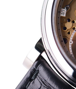 white gold Series 2 Open Dial Roger W. Smith rare hand-made dress watch for sale online at A Collected Man London UK specialist of rare independent watches