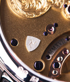 hand-made British watch Roger W. Smith Series 2 Open Dial white gold rare hand-made dress watch for sale online at A Collected Man London UK specialist of rare independent watches