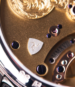 hand-made British watch Roger W. Smith Series 2 Open Dial white gold rare hand-made dress watch for sale online at A Collected Man London UK specialist of rare independent watches