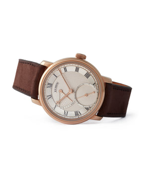 side-shot Roger W. Smith Series 2 rose gold time-only dress watch British for sale online A Collected Man London