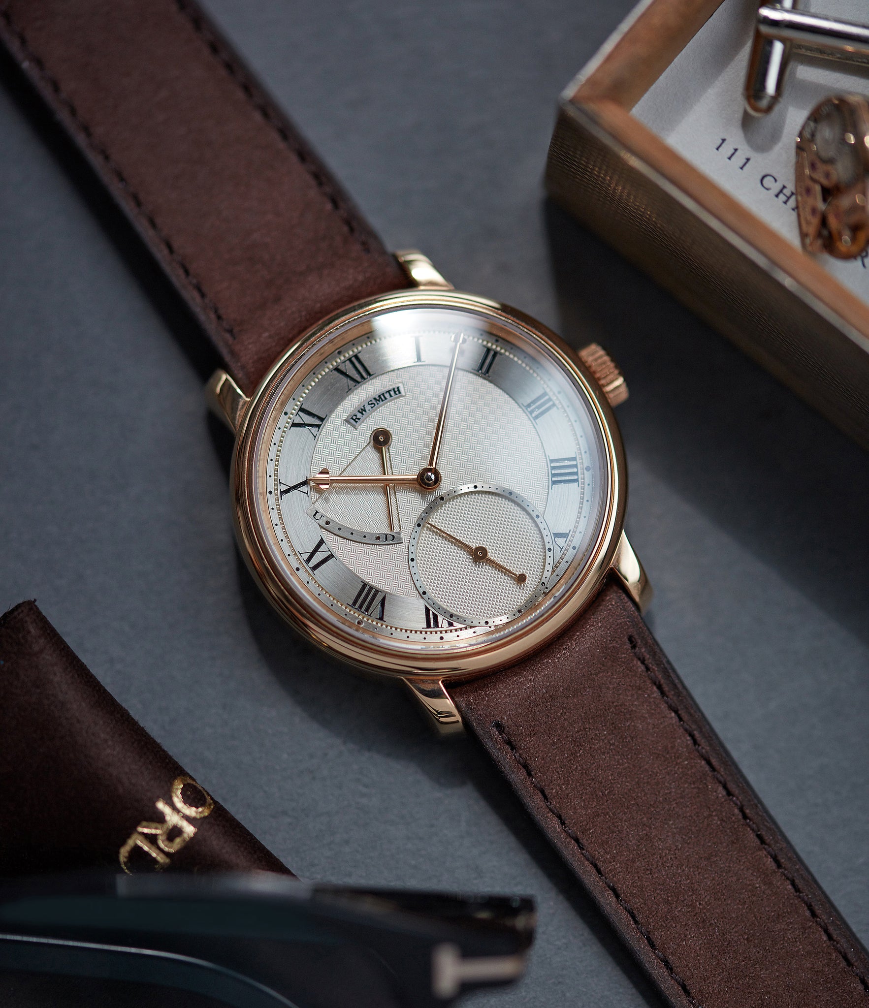 Roger Smith Series 2 rose gold time-only dress watch British for sale online A Collected Man London