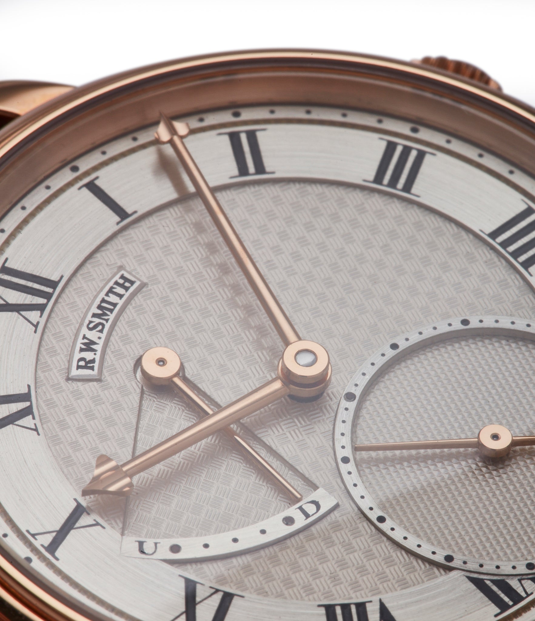 hand-made silver dial Roger Smith Series 2 rose gold time-only dress watch British for sale online A Collected Man London